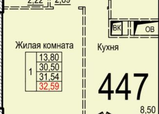 Сдается 1-комнатная квартира, 32 м2, Московская область, улица Яганова