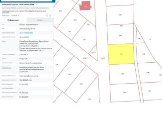 Продается участок, 15.8 сот., деревня Тангачи, Береговая улица, 15