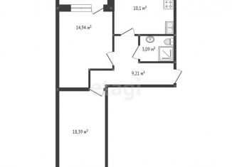 Продается 2-комнатная квартира, 57.5 м2, Республика Башкортостан