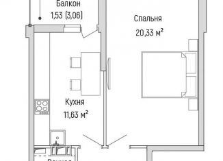 Продаю 1-ком. квартиру, 47 м2, городской округ Красногорск