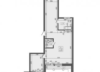 Продам 3-ком. квартиру, 77.5 м2, Приморский край, улица Мыс Кунгасный, 3Б