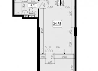 Продам 1-комнатную квартиру, 34.8 м2, Владивосток, Верхняя улица, 20