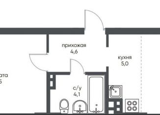 Двухкомнатная квартира на продажу, 49.2 м2, Новосибирская область, улица Коминтерна, 1с