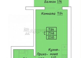 Квартира на продажу студия, 22.7 м2, Судак, улица Айвазовского, 6