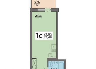 Продаю квартиру студию, 26.5 м2, Воронеж, Советский район, Острогожская улица, 164