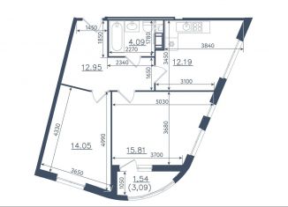 Продается 2-ком. квартира, 60.6 м2, Сестрорецк, ЖК Светлый Мир Внутри