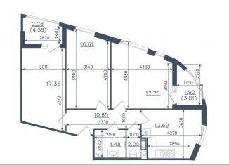 Продам 3-ком. квартиру, 86.7 м2, Сестрорецк, ЖК Светлый Мир Внутри