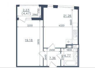 Продаю 2-ком. квартиру, 54.8 м2, Сестрорецк, ЖК Светлый Мир Внутри