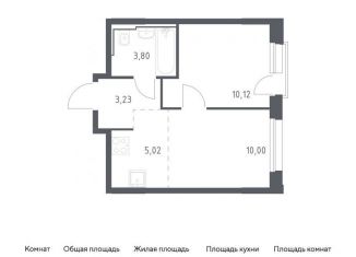 Продам 2-ком. квартиру, 32.2 м2, Москва, жилой комплекс Квартал Герцена, к2