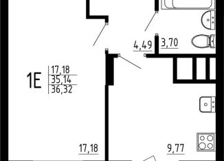 Продается однокомнатная квартира, 36.3 м2, Казань, Советский район, жилой комплекс Притяжение, 2