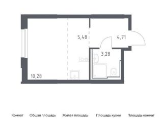 Продажа 1-комнатной квартиры, 23.8 м2, Москва, ЮАО, жилой комплекс Квартал Герцена, к2