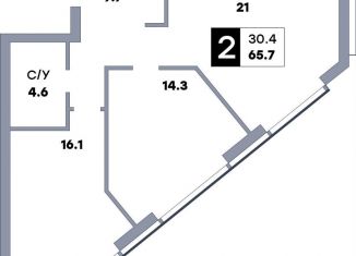 Продаю 2-комнатную квартиру, 65.7 м2, Самара, метро Московская