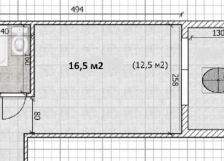 Продам квартиру студию, 17 м2, Москва, улица Академика Виноградова, 8, район Тёплый Стан