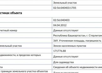 Участок на продажу, 3.7 сот., Республика Башкортостан