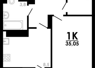 1-ком. квартира на продажу, 35.1 м2, Нижний Новгород, Автозаводский район