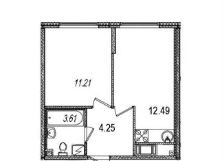 Продажа 1-комнатной квартиры, 31.6 м2, Санкт-Петербург, Василеостровский район