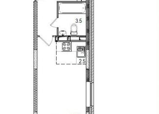 Продам 1-ком. квартиру, 25.9 м2, Ногинск, Юбилейная улица, 4А