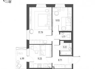 Продажа 2-комнатной квартиры, 54.2 м2, Екатеринбург