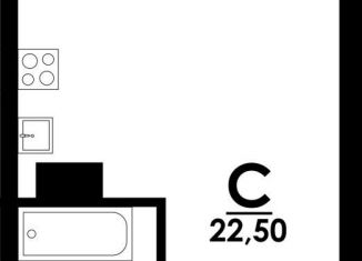 Продаю квартиру студию, 22.5 м2, Нижний Новгород, метро Парк Культуры, Коломенская улица, 8к4