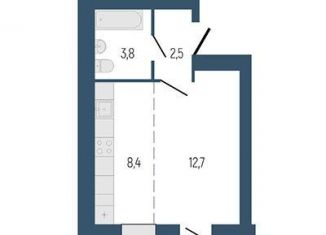 Продаю 1-ком. квартиру, 28.8 м2, Свердловская область