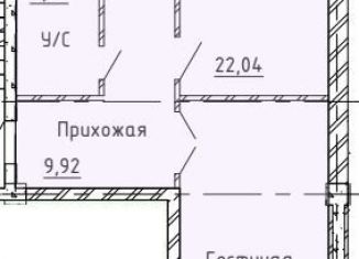 2-комнатная квартира на продажу, 77 м2, Нальчик, район Дубки, улица Шогенова, 1А