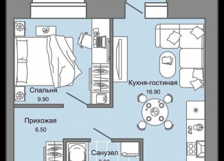 Продам 2-комнатную квартиру, 38 м2, Пермь