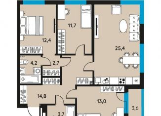 Продажа 4-комнатной квартиры, 89.7 м2, Пермь, улица Луначарского, 97