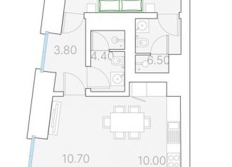 Продажа двухкомнатной квартиры, 75 м2, Москва, Софийская набережная, 34с3, метро Третьяковская