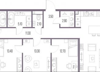 Продается 4-ком. квартира, 134.9 м2, Москва, район Левобережный