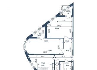 Продам двухкомнатную квартиру, 71.2 м2, Сестрорецк