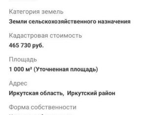 Продажа земельного участка, 10 сот., рабочий поселок Маркова