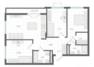 Продажа 3-комнатной квартиры, 75.1 м2, Свердловская область