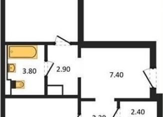 Продаю 2-ком. квартиру, 68.6 м2, Воронеж, улица Загоровского, 13к2