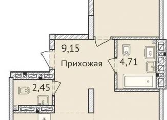 Продажа двухкомнатной квартиры, 76.9 м2, Новосибирск, улица Дуси Ковальчук, 248/1, метро Заельцовская