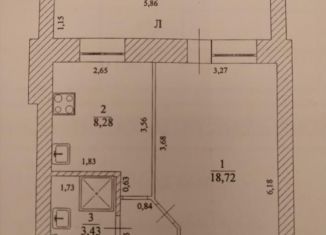 Продается 1-ком. квартира, 39.4 м2, Ульяновск, улица Александра Невского, 2Ак1, Засвияжский район