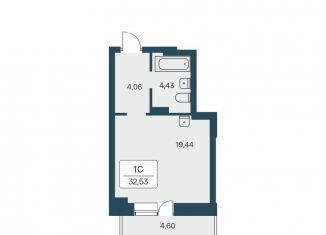 Продаю квартиру студию, 33.4 м2, Новосибирск, улица Зорге, 229/2