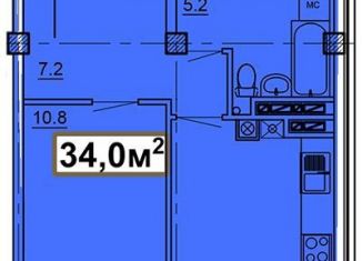 Однокомнатная квартира на продажу, 34 м2, Железноводск