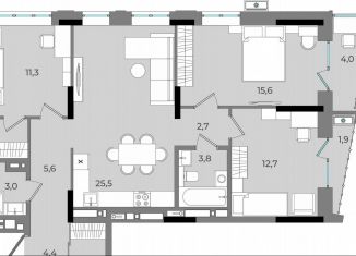 Продаю 3-ком. квартиру, 93.2 м2, Удмуртия