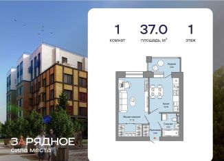 Продажа 1-ком. квартиры, 37 м2, Киров, улица 4-й Пятилетки, 86