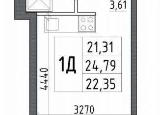 Продаю квартиру студию, 24.8 м2, Шелехов