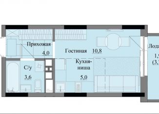 Продам квартиру студию, 25.3 м2, Удмуртия