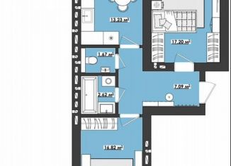 Продам 2-ком. квартиру, 60.1 м2, Чита