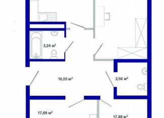 Продается 3-ком. квартира, 91.1 м2, рабочий поселок Маркова