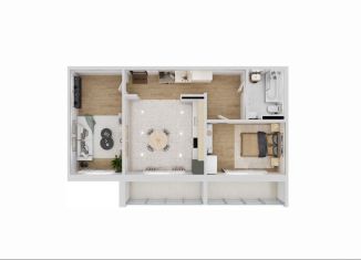 Двухкомнатная квартира на продажу, 70.2 м2, Миасс, бульвар Карпова, 3