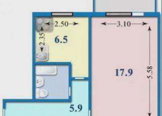 Однокомнатная квартира на продажу, 31 м2, Златоуст, проспект имени Ю.А. Гагарина, 2-я линия, 8
