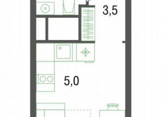 Продается квартира студия, 20.7 м2, Котельники