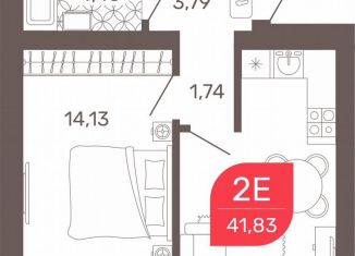 Продажа 2-ком. квартиры, 42.9 м2, Чита