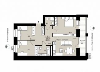 Продажа трехкомнатной квартиры, 91.2 м2, Сыктывкар, Октябрьский проспект, 137