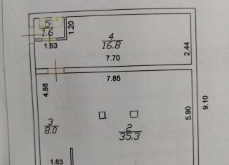 Продается помещение свободного назначения, 60 м2, Коми, Аэродромная улица, 96