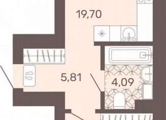 Продам 2-ком. квартиру, 45.3 м2, Чита